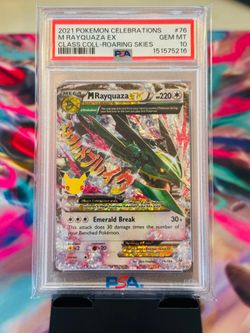 PSA 10 GEM Mega Rayquaza Ex #76