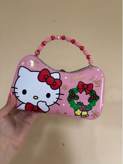 HELLO KITTY CHRISTMAS TIN PURSE 2022