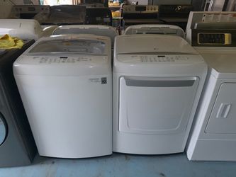 LG washer and electric dryer 5.0/7.4 cuft