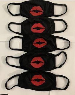 Red lips face mask each$3