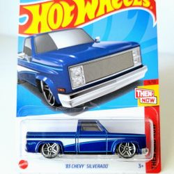 Hot Wheels '83 Chevy Silverado Blue Then And Now 