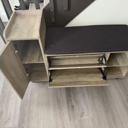 Shoe storage bench $60 obo