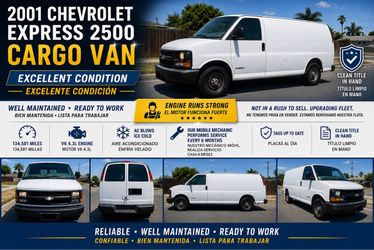 2001 Chevrolet Express 2500 Cargo Van