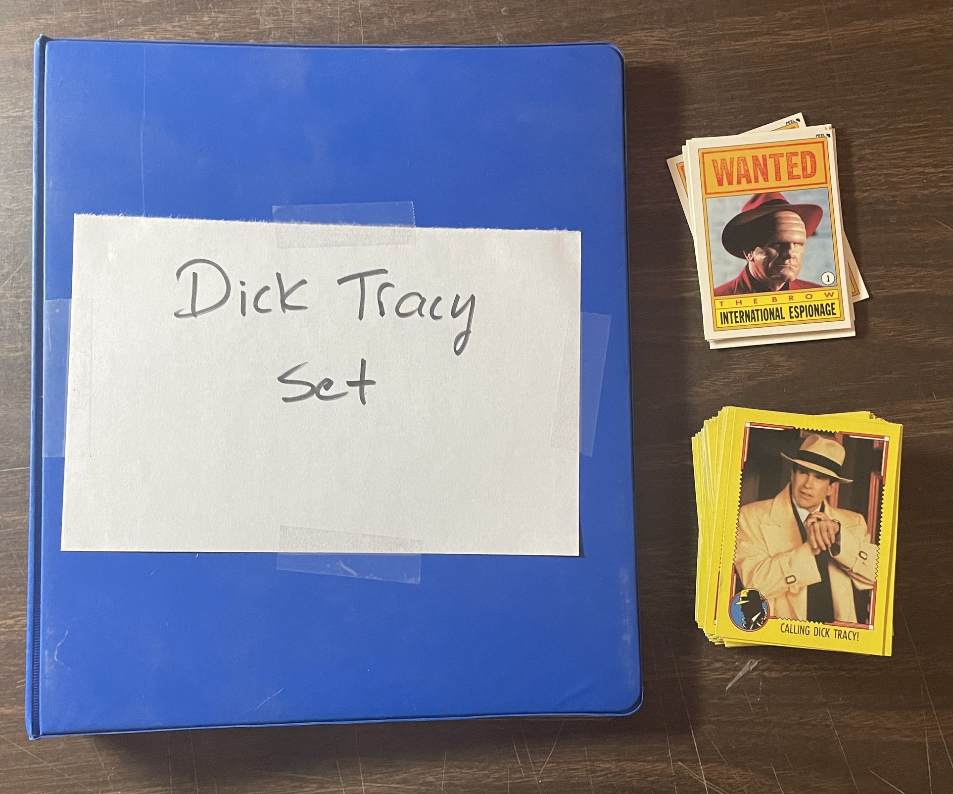 Dick Tracy Movie Complete 88 Cards, 11 Stickers Set Topps 1990 + 123 extra cards