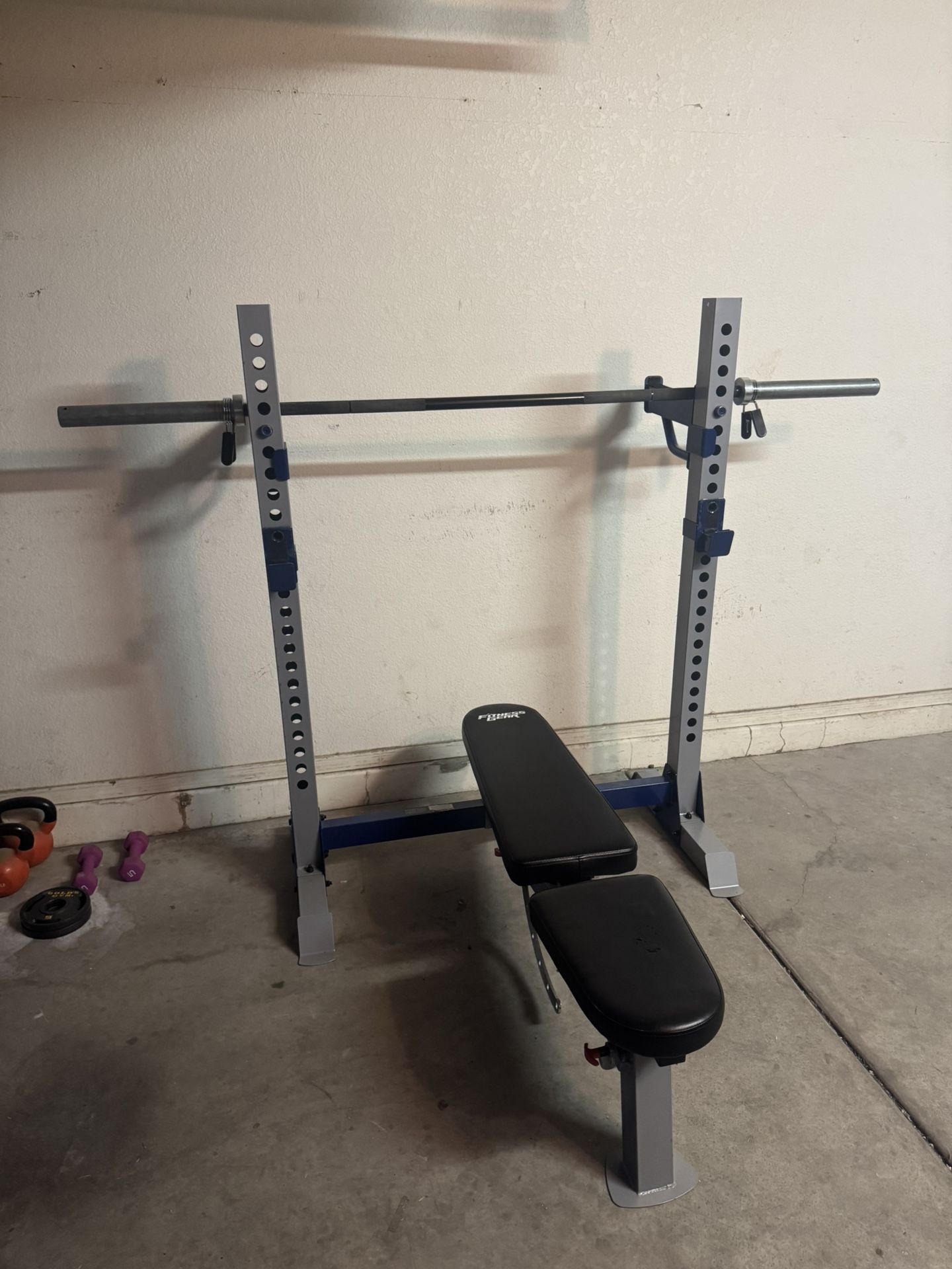 Weight Bench With Squat Rack