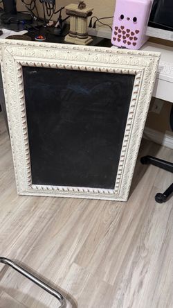 Chalkboard picture frame