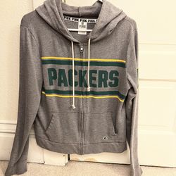 Victoria’s Secret PINK Green Bay Packers Zip Sweatshirt Hoody