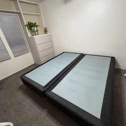 king Size Bed Frame And Foundation Boxes 