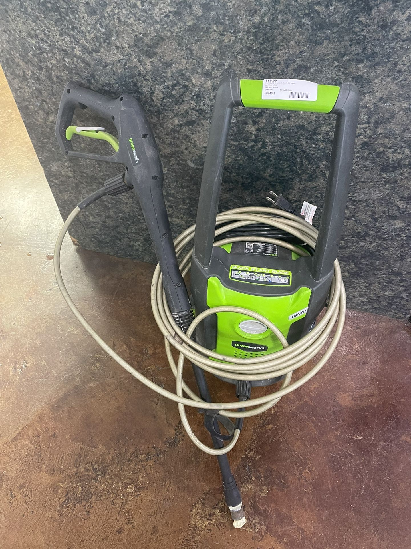 Greenworks GPW1600 Pressure Washer