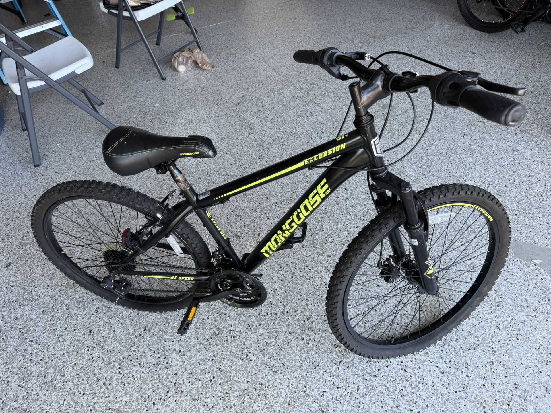 Mongoose Mountain Bike - 24” Wheels