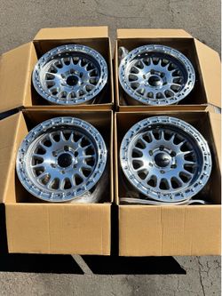 Brand New Machined Tremor “AFTERSHOCK” 17” Off-Road Wheels for 6x139 (6x5.5) 0 Offset