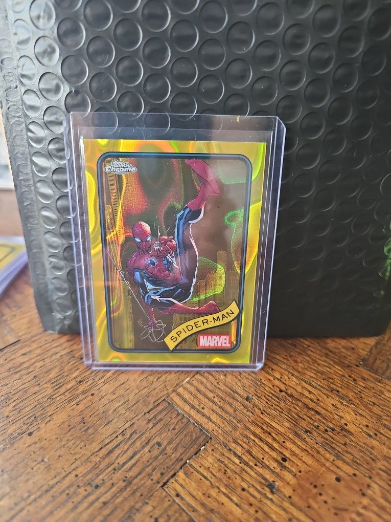 Spider-Man #101 Gold Lava / Marvel Topps Chrome 2025