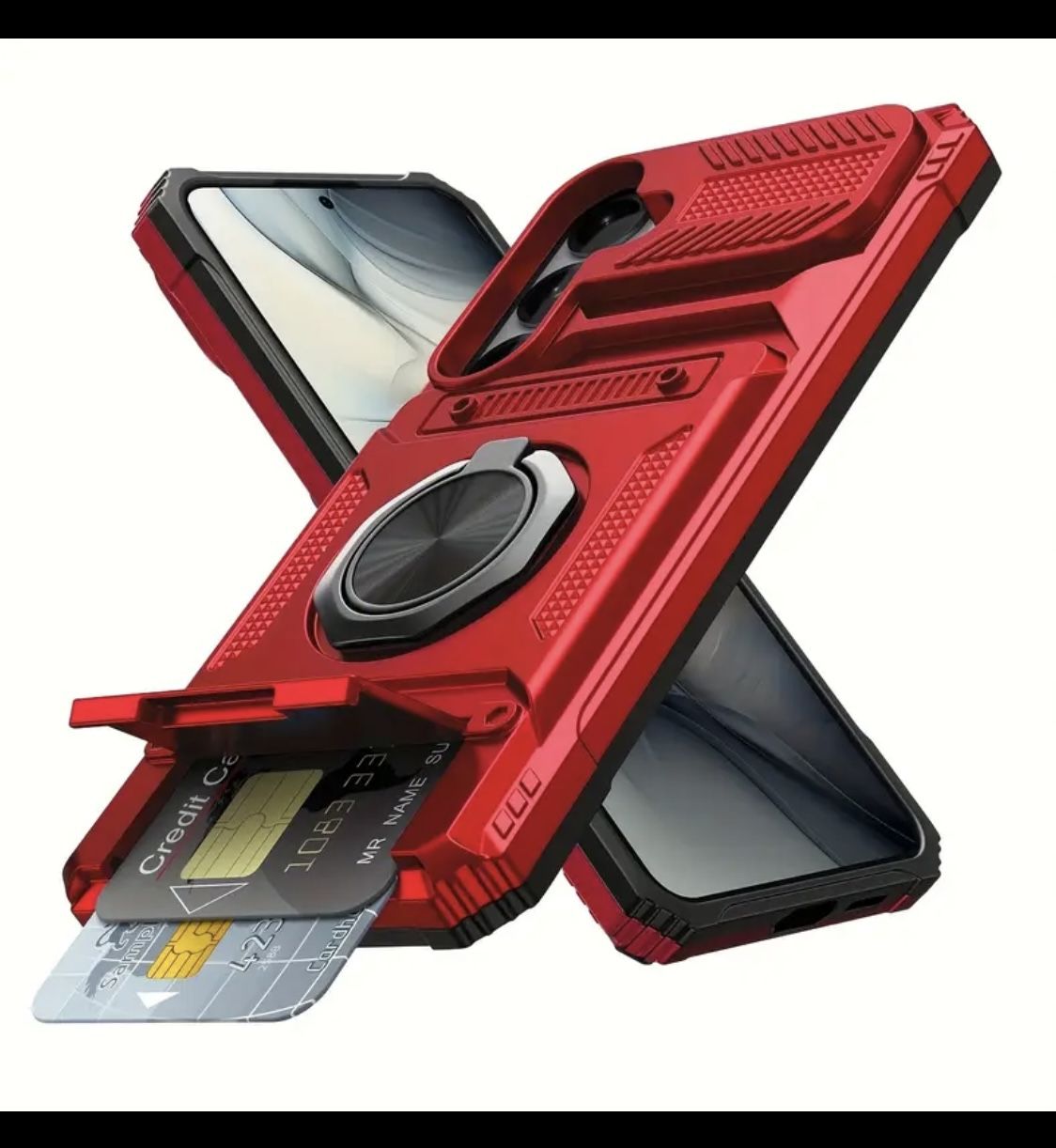 3 In 1 Shockproof Heavy Duty Case For iPhone 14 Plus With Tempered Glass Screen And Camera Lens Protector