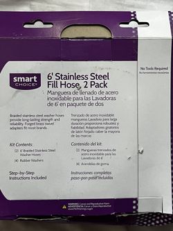 Stainless Steel 6’’ Sick Hook Up Cable Hose