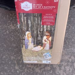 3pc Nativity Set