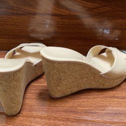 Jimmy Choo Wedge Heel Mules Shoes Size 9