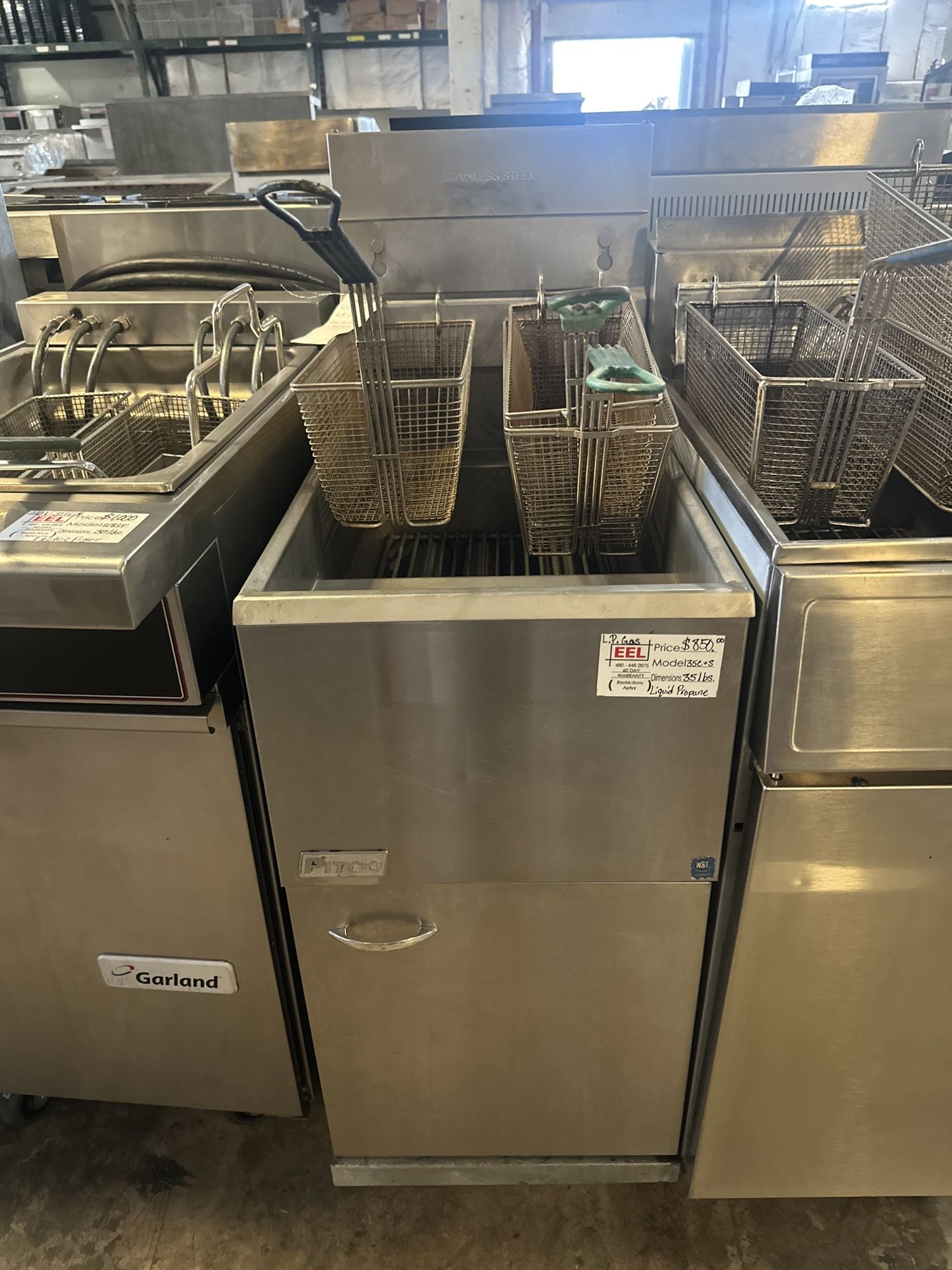 Pitco fryer 2 Basket PROPAN