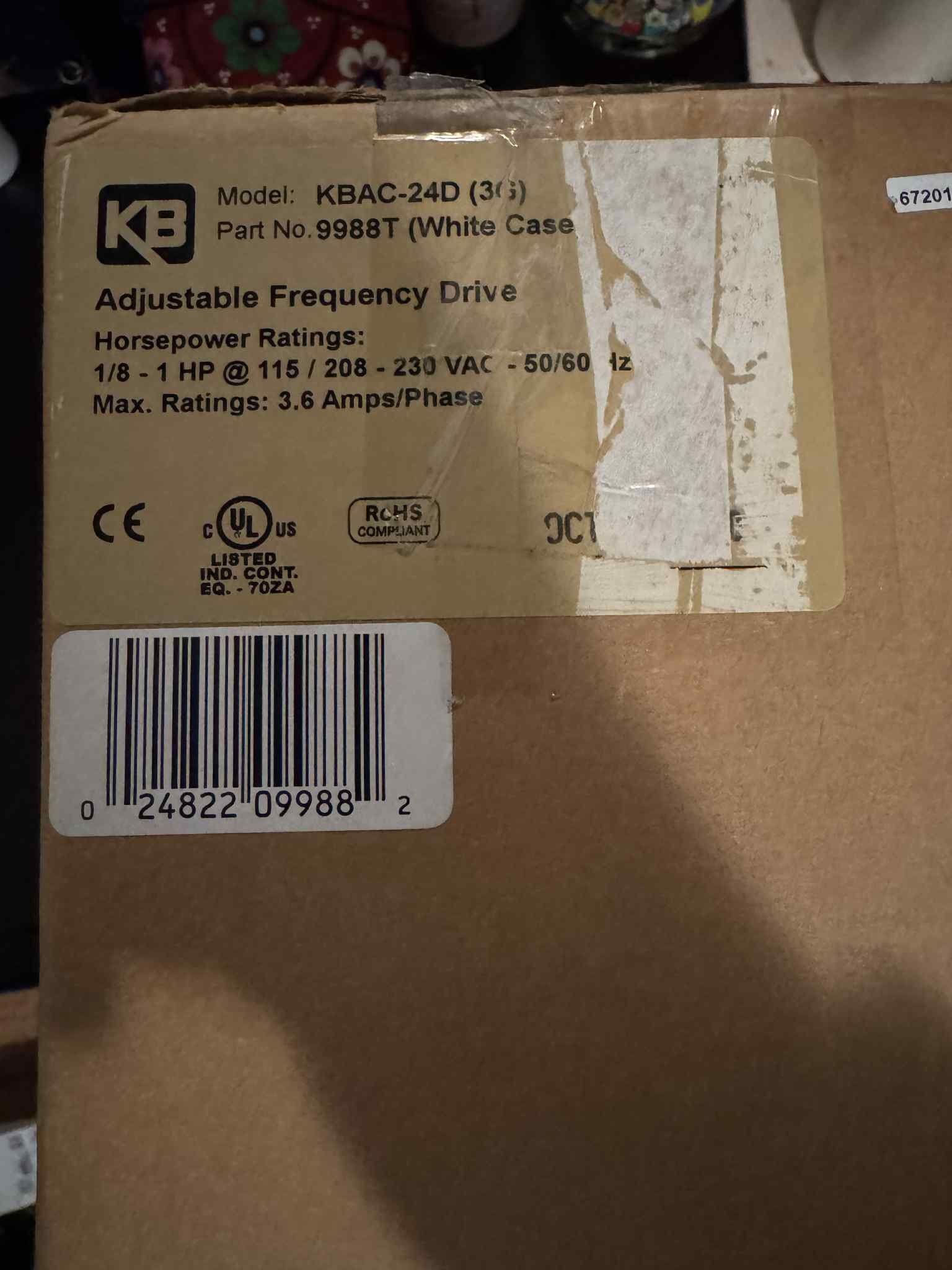 KB ADJUSTABLE FREQUENCY DRIVE 