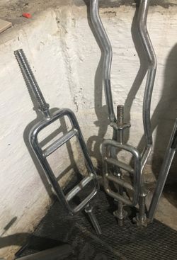 Triceps and biceps E-Z bars $70.00 each Standard Size