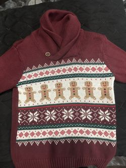 Boy Toddler Christmas Sweater 4T