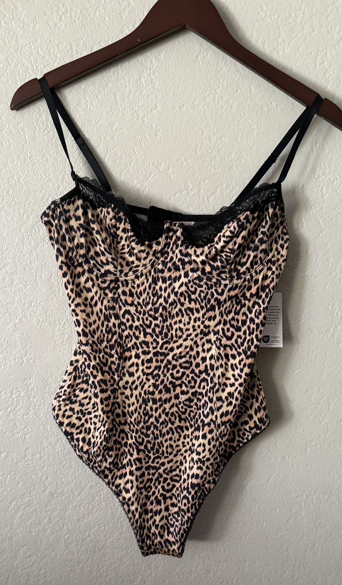  I.N.C Leopard print thong bodysuit