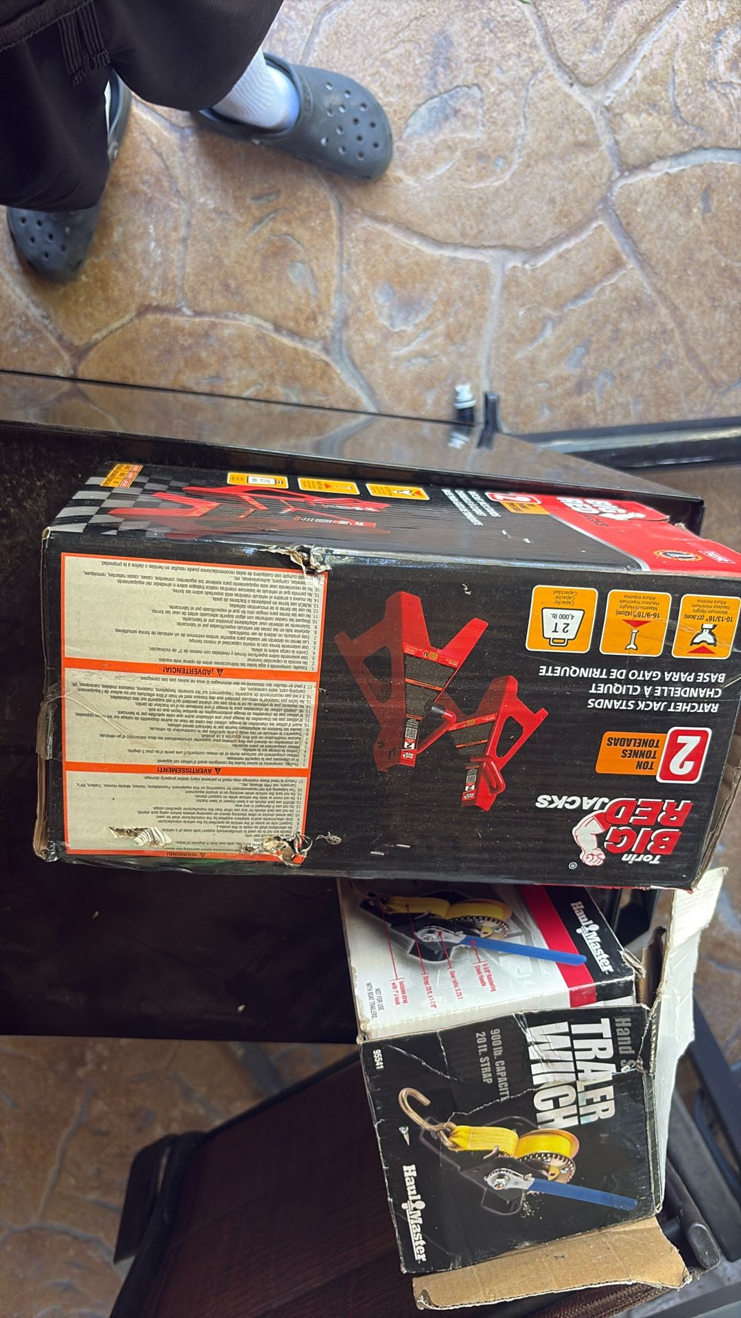 Big Red Car Jacks 2 Ton