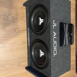 JL Audio Slot Ported Basswedge & Amplifier
