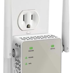 NETGEAR Wi-Fi Range Extender EX6120 - Coverage Up to 1500 Sq Ft and 25 Devices with AC1200 Dual Band Wireless Signal Booster & Repeater (Up to 1200Mbp