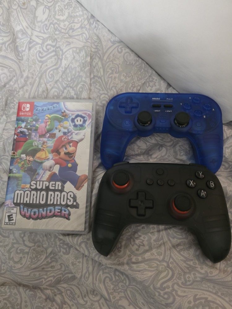 Nintendo Switch Game (Sealed) + Controllers
