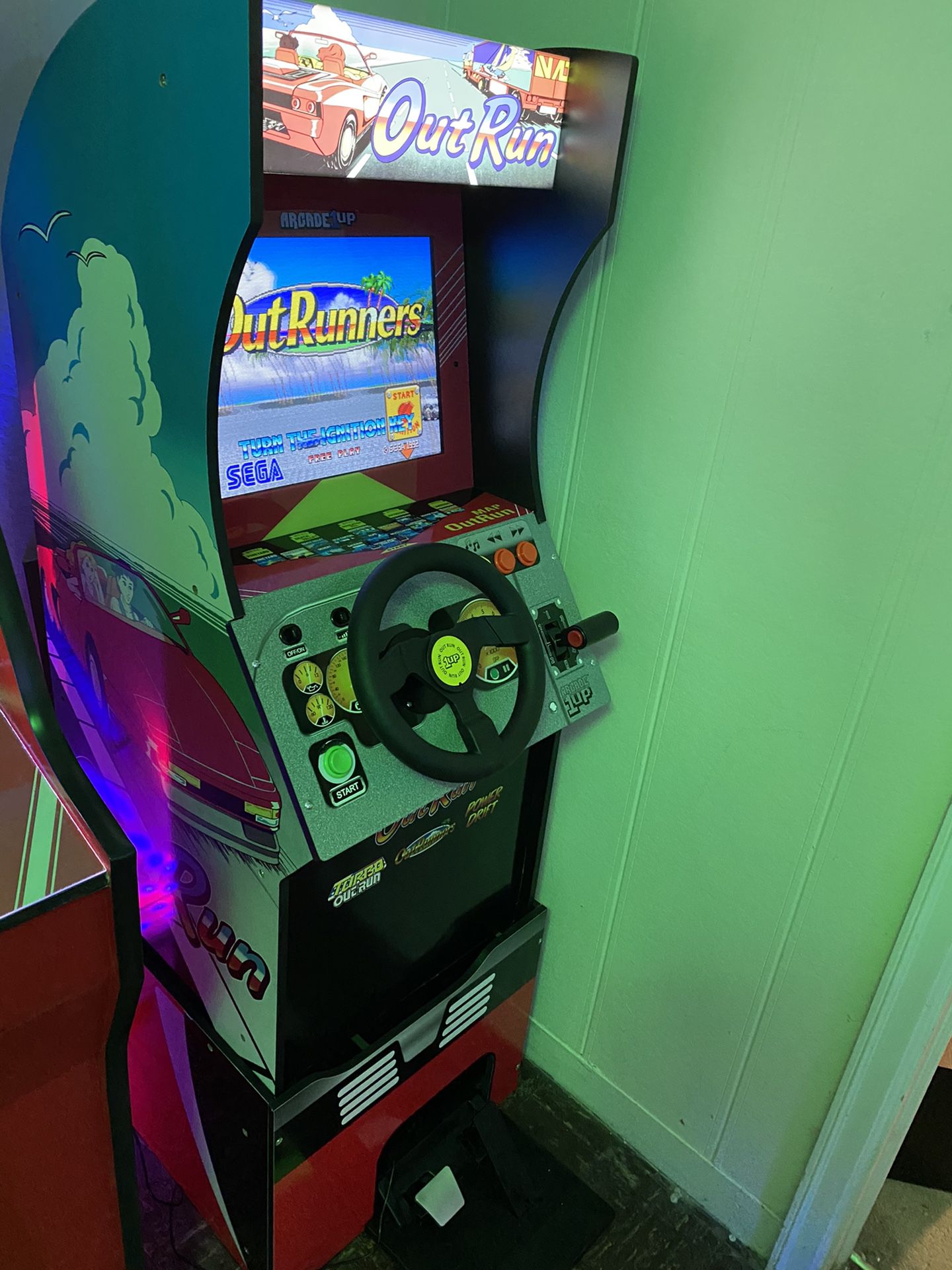 Arcade 1up Outrun stand Up Cabinet Fully Assembled!