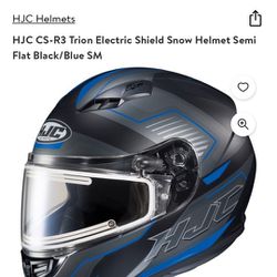 2- HJC CS-R3 helment blue/black size (xl and large)