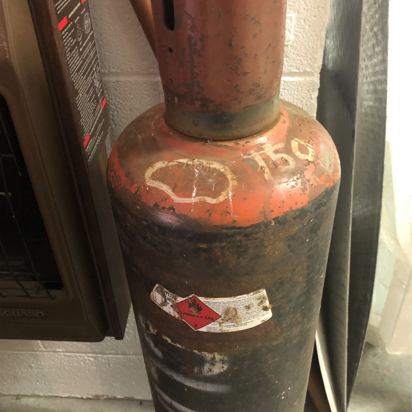 Acetylene Tank #150 Cu Ft
