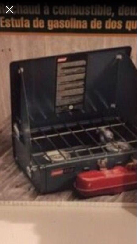New Coleman two burner stove in box