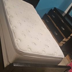 Bedroom Set Twin Size Solid Wood