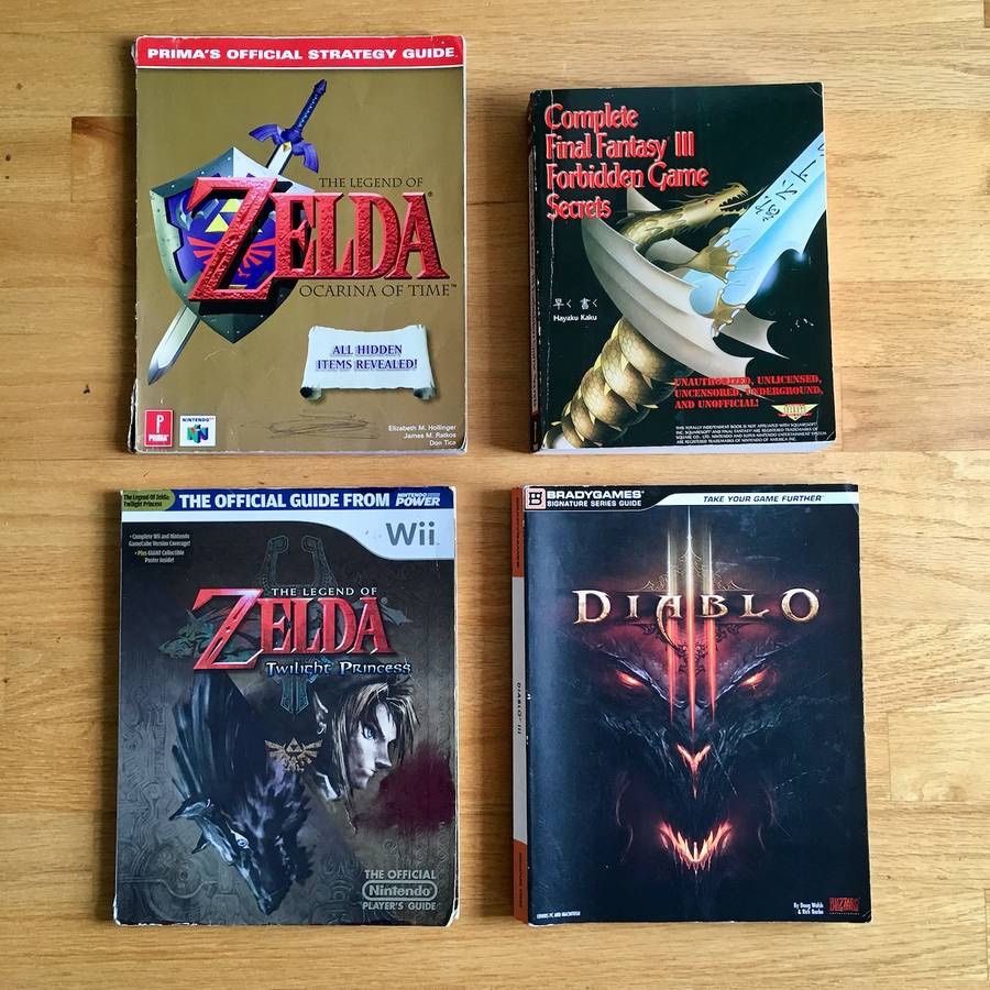 Lot of 4 Nintendo Video Game Strategy Guides
