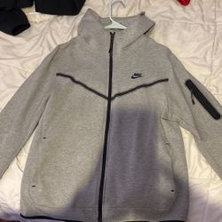 Nike Tech, Grey and Black, Large 