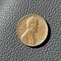 1964 D Penny ( L On Rim Tilted Error)