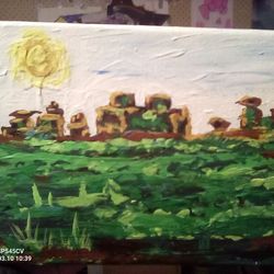 Unique landscape art. Great gift idea!