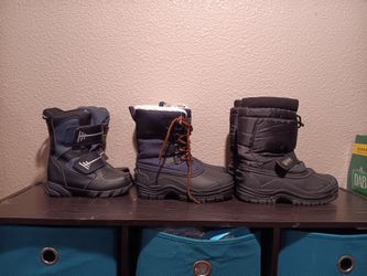 Rain Amd Snow Boots 13, 3, 4
