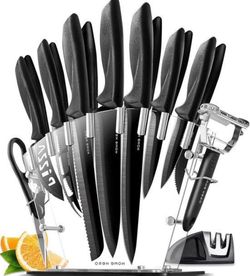 LUCENTEE Professional 17-Piece Kitchen Knife Set – Brand New