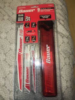 Bauer 9 reciprocating blades