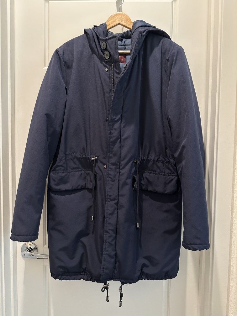 Like New Zara Men Long Coat Jacket