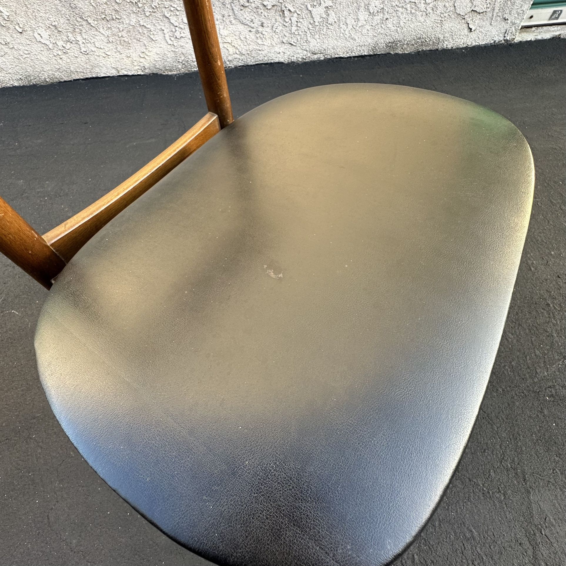 1960s Mid Century Modern Lane Perception Cat Eye Dining Chair by Warren Church