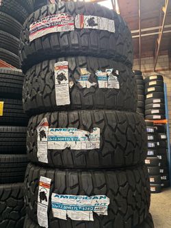 33x12.50R17 American RT New Tires Mounted And Balanced