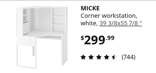 IKEA CORNER DESK
