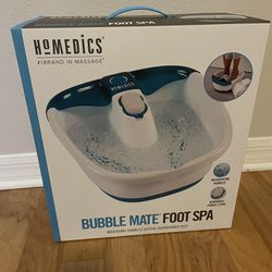 Foot Spa Massager With Pumice Stone By Homedics Brand New In Box