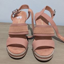 Toms Wedge Sandals Shoes 
