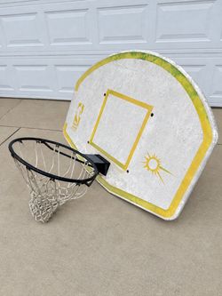Huffy NBA Basketball Hoop Backboard & Rim – 48” Roof Mount