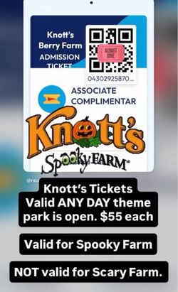 KNOTTS SPOOKY FARM  🎃