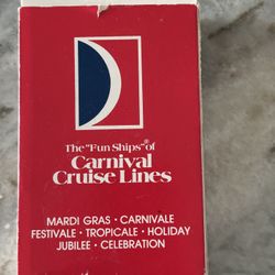The “Fun Ships” Of Carnival Cruise Lines Playing Cards.